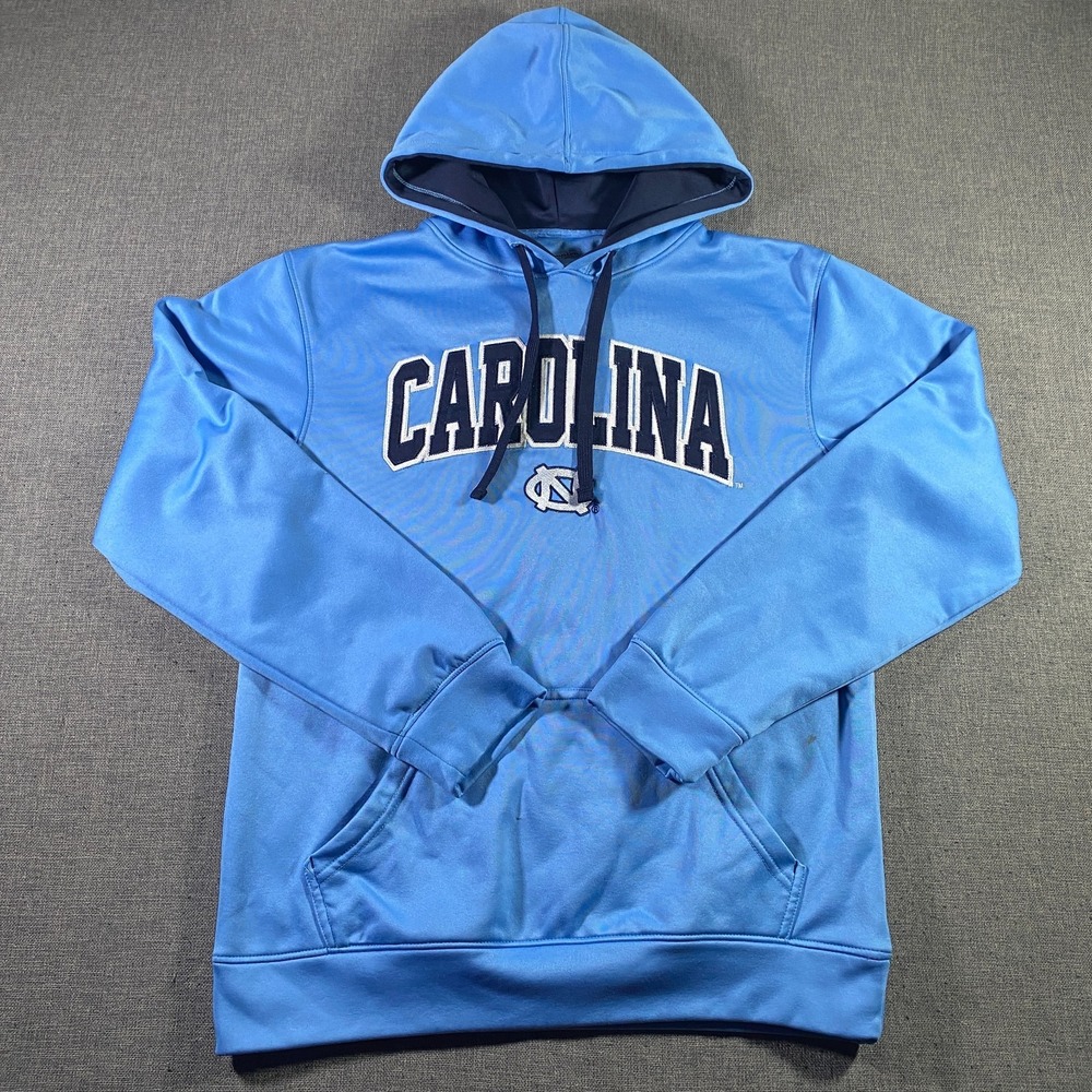 UNC Tar Heels Hoodie Champion Mens Size Small Blue Lightweight Lightweight